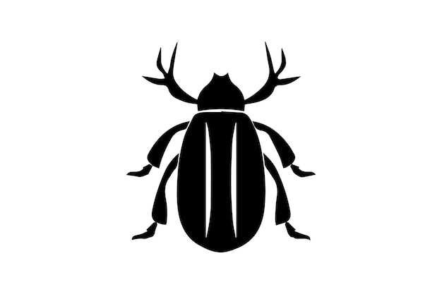 Vektor bark beetle-symbol