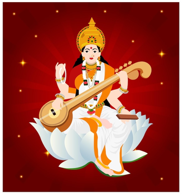 Basant panchami vasant panchami saraswati puja indische festfeier