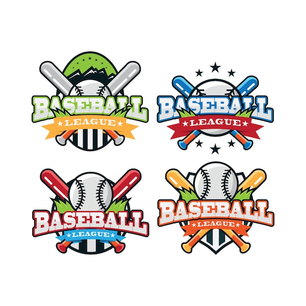 Vektor baseball-sportlogo