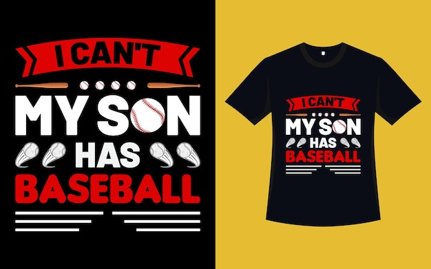 Baseball-t-shirt-design mit vektor