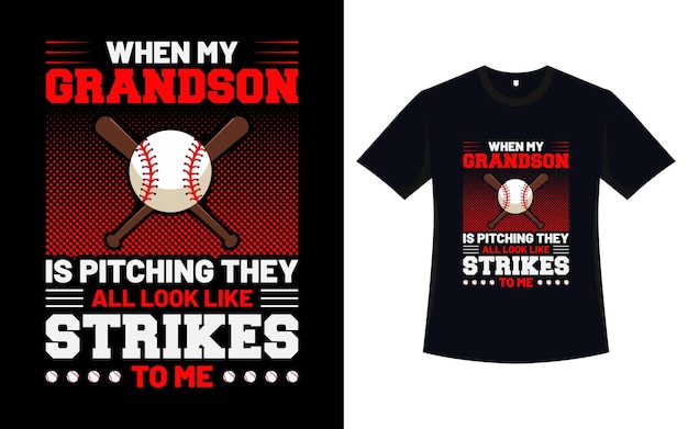 Baseball-t-shirt-design mit vintage-typografie-t-shirt-design