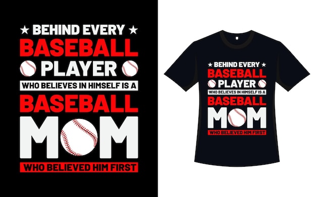 Vektor baseball-t-shirt-design mit vintage-typografie-t-shirt-design