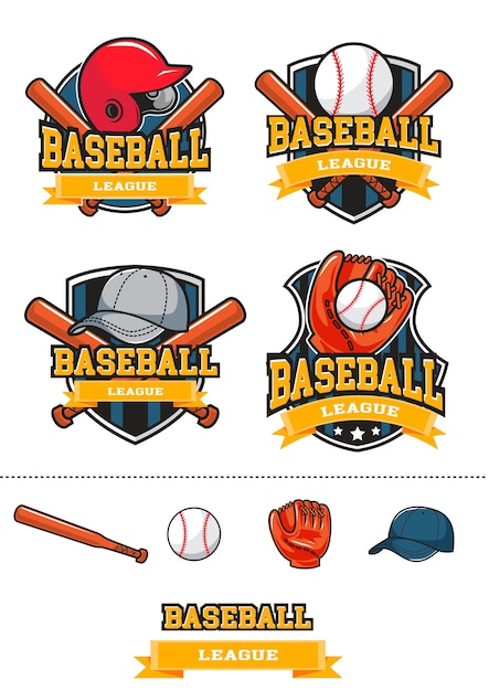 Baseball-Vektor-Logo