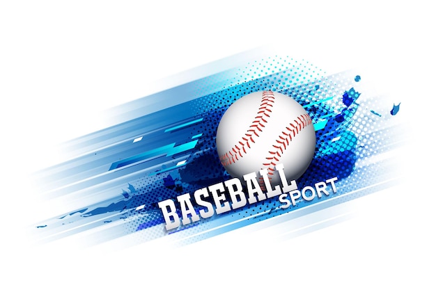 Vektor baseball-wettbewerbsturnier-vorlagenplakat oder banner-vektordesign.
