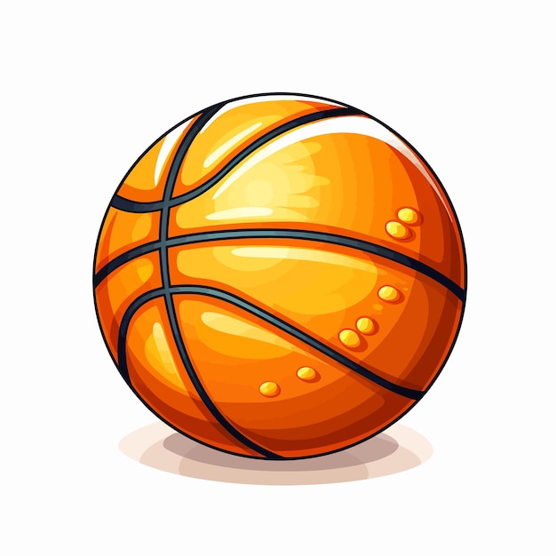 Vektor basketball-ball-cartoon-vektor