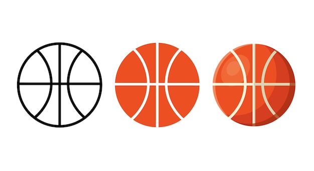 Basketball ball. vektor-illustration