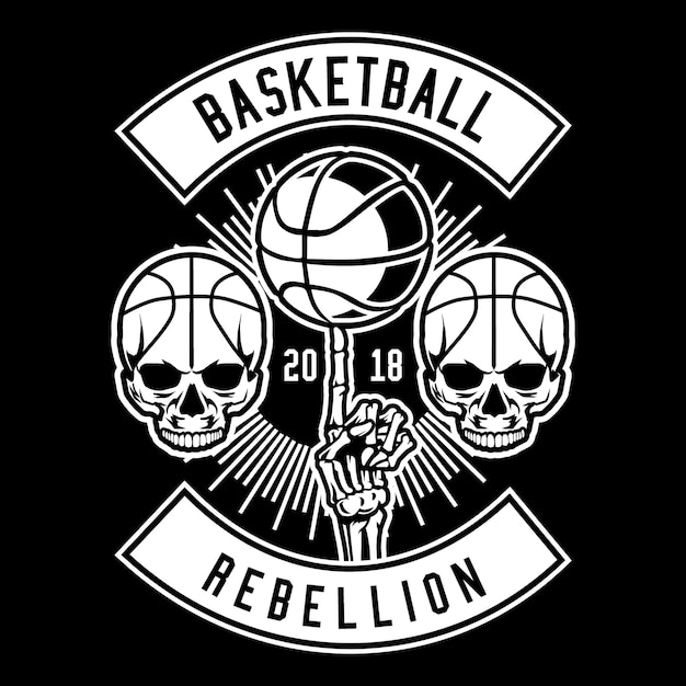 Vektor basketball-rebellion