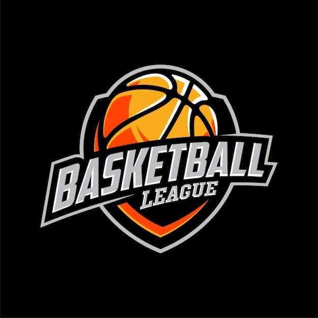 Basketball-Sport-Logo-Design-Vektor-Illustration