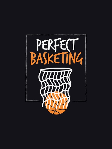 Basketball sport vektorgrafiken t-shirt design druckvorlage