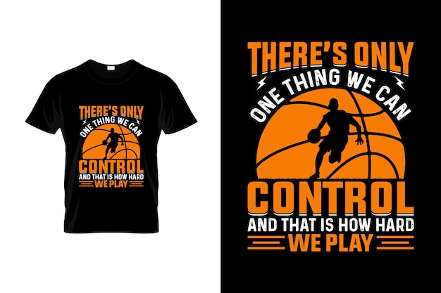 Basketball-t-shirt-design oder basketball-poster-design, basketball-zitate, basketball-typografie