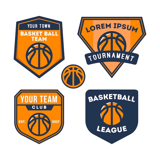 Basketball Team Logo und Abzeichen