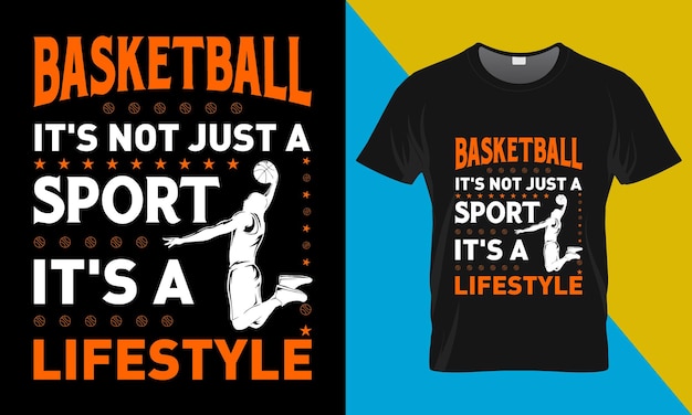 Basketball typografie t-shirt design, basketball ist nicht nur ein sport