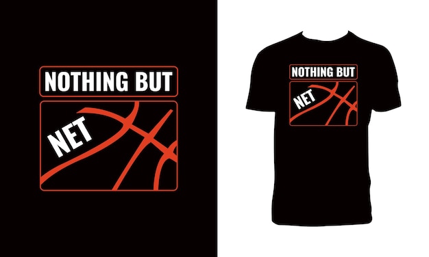 Basketball-typographie t-shirt-design