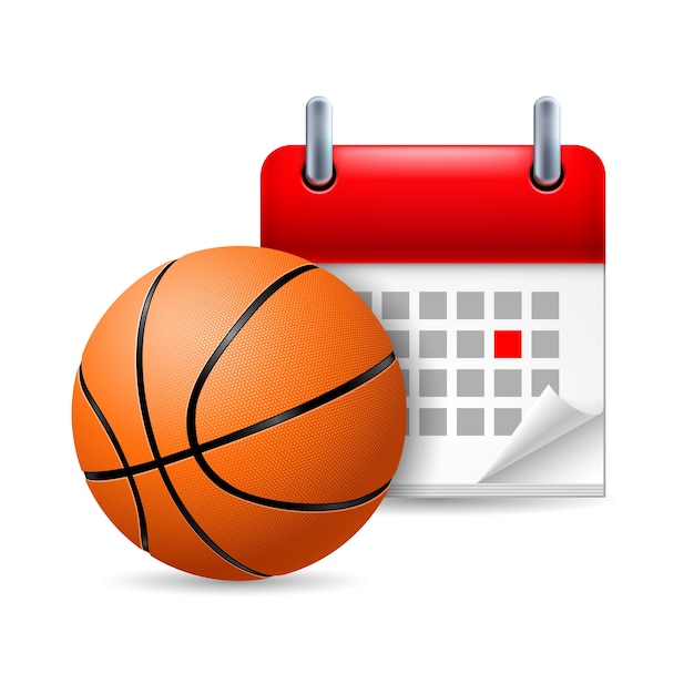 Basketball und kalender