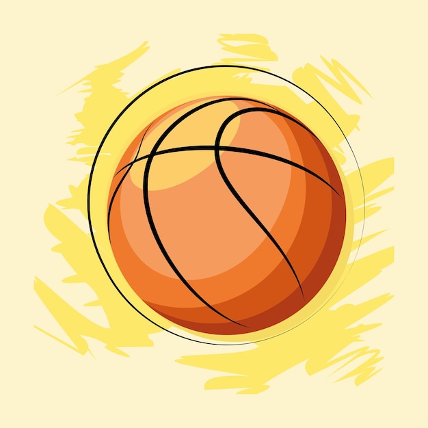 Vektor basketballballsport