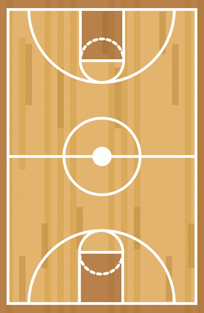 Vektor basketballentwurf