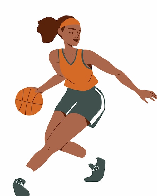 Basketballspieler in Aktion