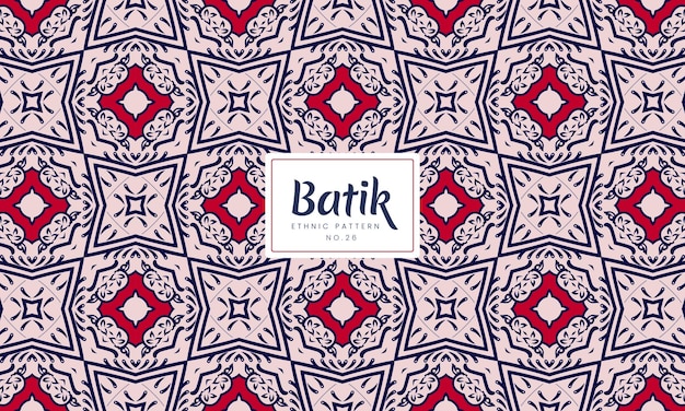 Vektor batik indonesische traditionelle dekorative florale nahtlose muster vector