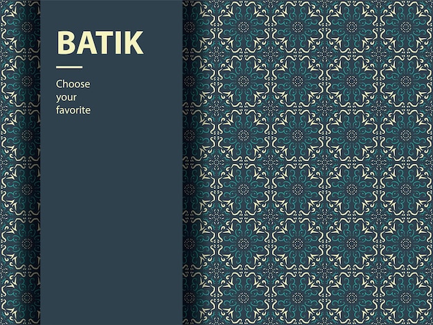 Batikmuster traditionelles Indonesien Motiv Java Kultur Hintergrund Hintergrundbild Geometrie Farbe