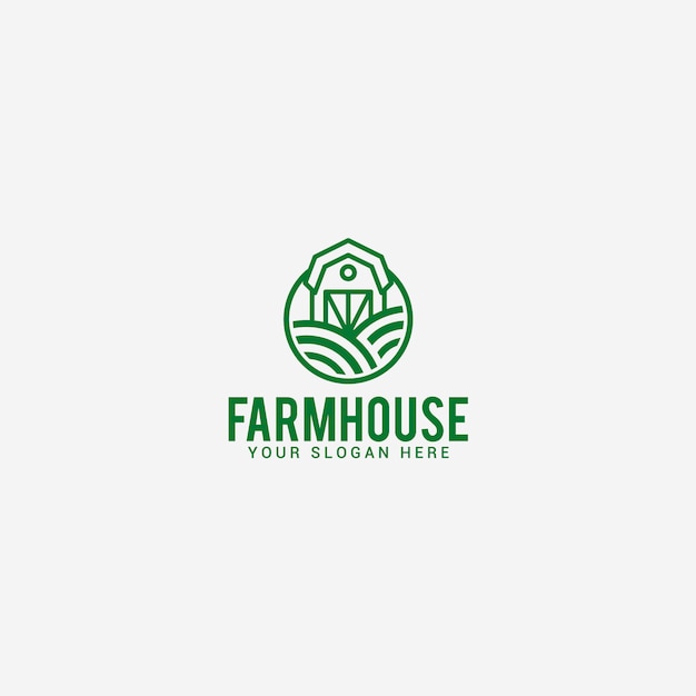 Bauernhaus logo vorlage