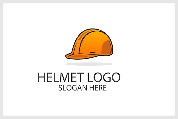 Bauhelm-design-logo-vektor-premium