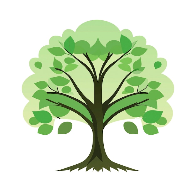 Vektor baum-clipart-vektordesign