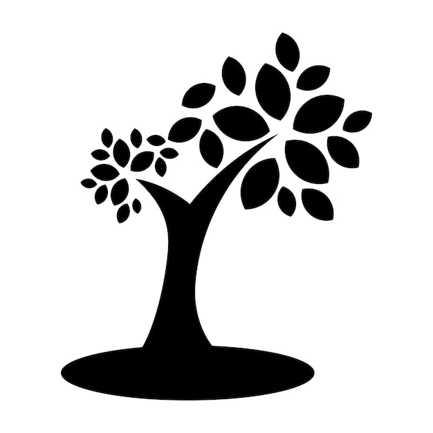 Vektor baum-symbol-logo-design-vektor