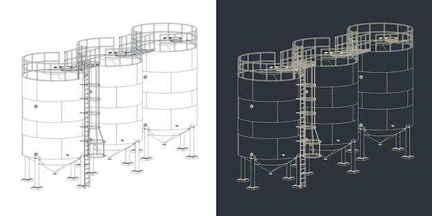 Baupläne für Fermentationstanks aus Edelstahl
