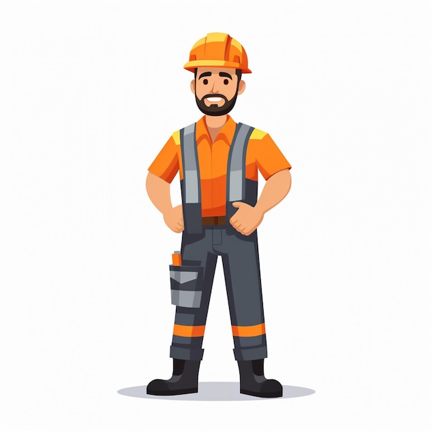 Bauunternehmer Ingenieur Bauarbeiter Industrie Baumeister Vektor Industrie Helm Icon per