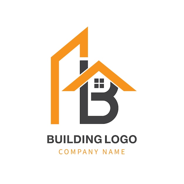 Vektor bauvertragstechnik und immobilien logo b