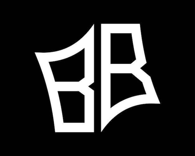 BB-Letter-Logo-Design-Vektorkunst