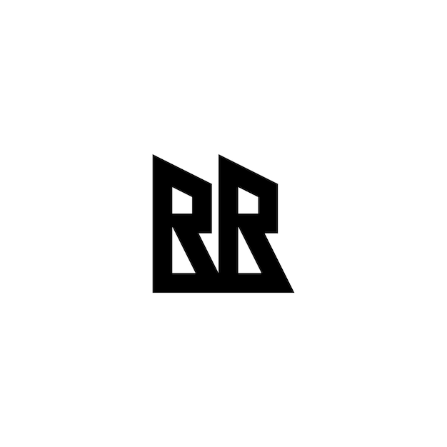 BB-Monogramm-Logo-Design Buchstaben-Text-Namen-Symbol Monochrom-Logotyp-Alphabet-Zeichen-Einfach-Logo