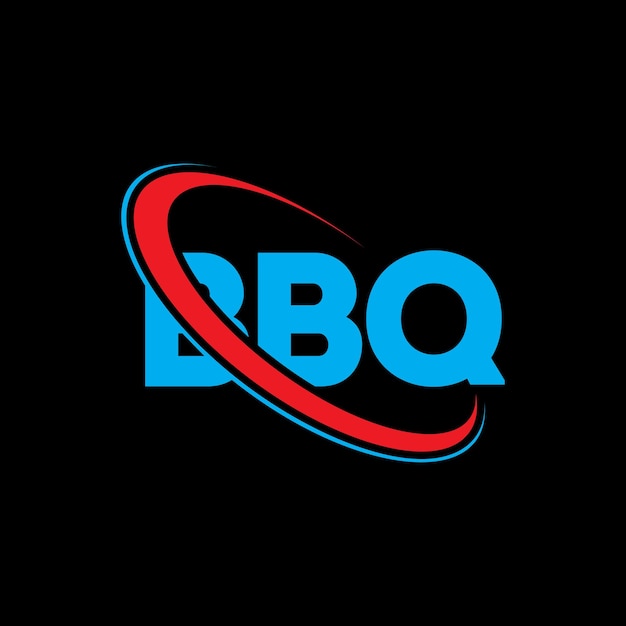 Bbq-logo bbq-buchstaben bbq-brief-logo-design initialen bbq-logo mit kreis und großbuchstaben monogramm logo bbq-typographie für technologieunternehmen und immobilienmarken
