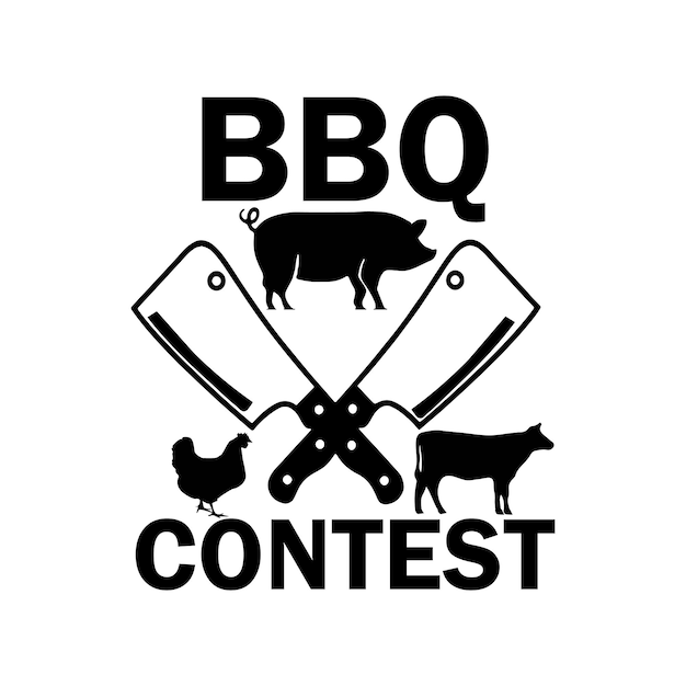 Bbq-wettbewerb-t-shirt-design