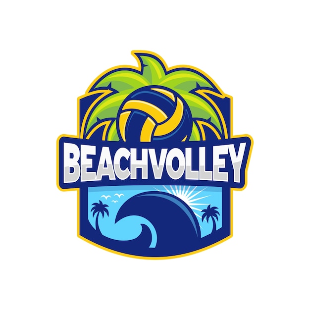 Beach volley logo