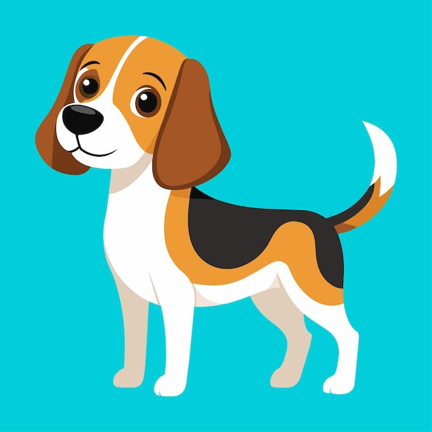 Beagle-Hund-Kartoon-Tierbilder