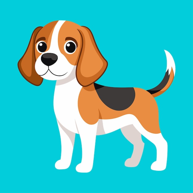 Beagle-Hund-Kartoon-Tierbilder