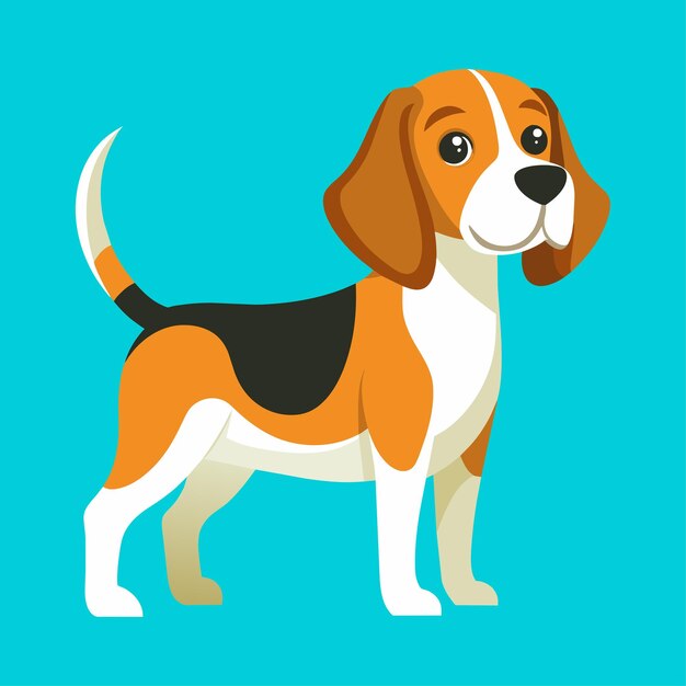 Beagle-Hund-Kartoon-Tierbilder