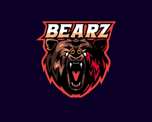 Bear logo match für ihr sport- oder esport-logo