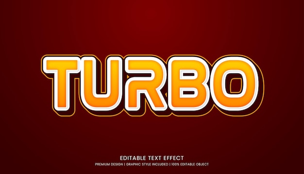 bearbeitbare 3D-Text-Effekt-Aufkleber-Stil-Vorlage