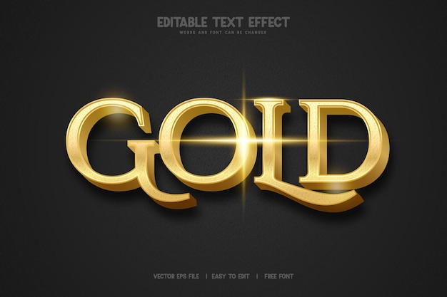 Bearbeitbare 3D-Texteffektstile