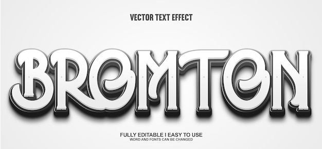 Bearbeitbare Schriftart Text-Effekt