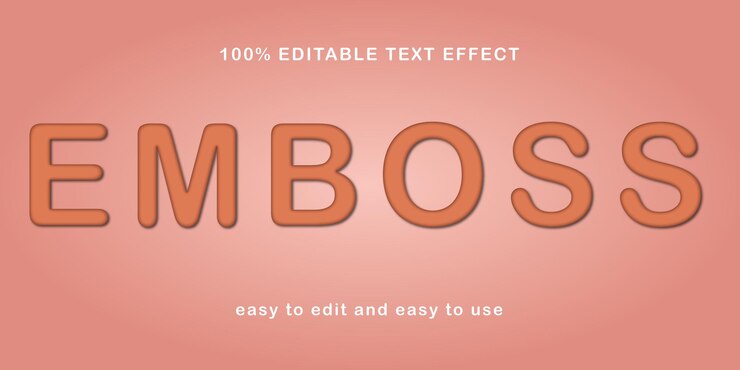 Bearbeitbare Texteffekte im 3D-Stil