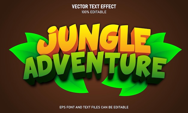 Bearbeitbare Texteffekte im Adventure 3D-Stil