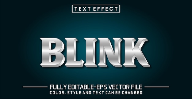 Bearbeitbarer blink-texteffekt