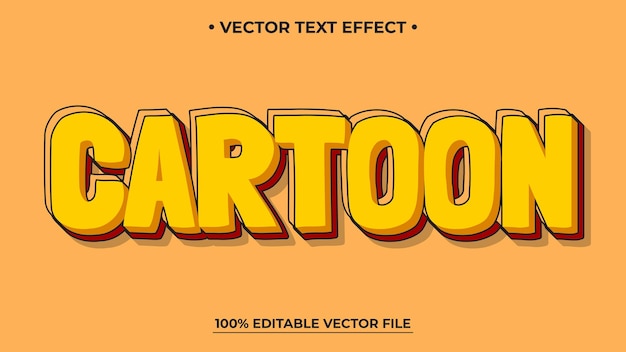 Bearbeitbarer Text-Stil-Effekt Cartoon-Retro-Text im Grunge-Stil-Thema