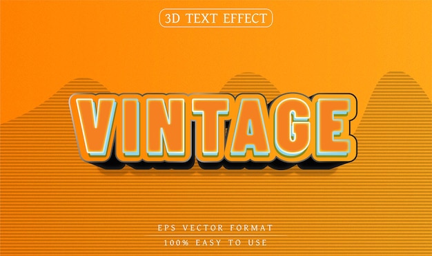 Bearbeitbarer Texteffekt 3D-Textstil