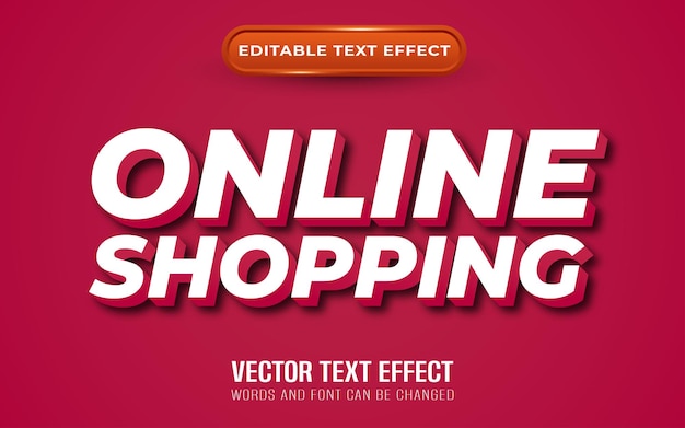 Bearbeitbarer texteffekt beim online-shopping