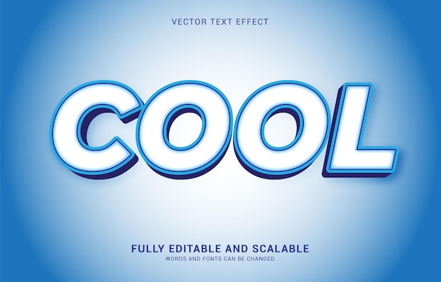 Bearbeitbarer Texteffekt cooler Stil