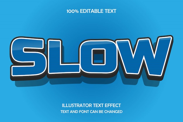 Bearbeitbarer Texteffekt, einfach bearbeitbare Schriftart